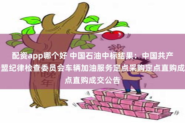 配资app哪个好 中国石油中标结果：中国共产党兴安盟纪律检查委员会车辆加油服务定点采购定点直购成交公告